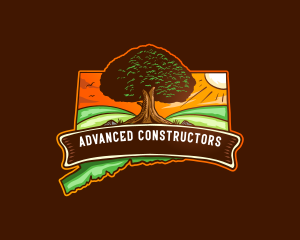 Connecticut Oak Field logo design