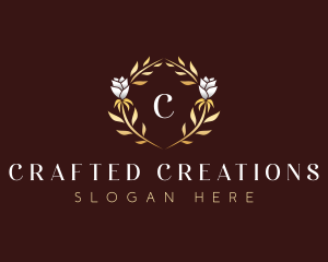 Floral Crest Boutique logo design