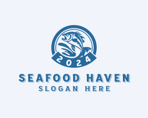 Fish Seafood Fishery logo design