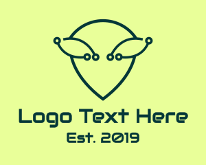 Tech - Alien Cyber Tech logo design