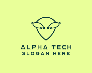 Alien Cyber Tech logo design