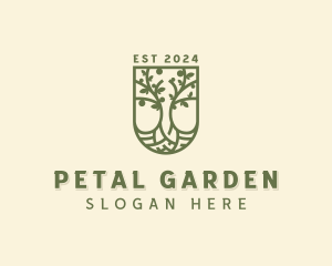 Eco Planting Shield logo design