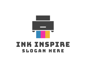 Print Printer Ink logo design