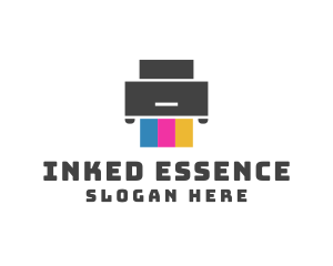 Print Printer Ink logo design