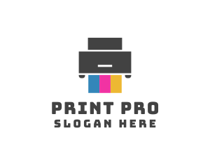 Print Printer Ink logo design