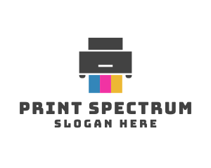 Print Printer Ink logo design