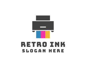 Print Printer Ink logo design