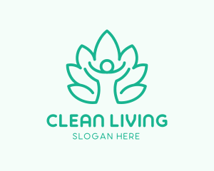 Healthy Lifestyle Person logo