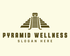 Mayan Pyramid Temple logo design