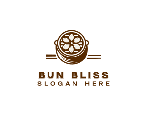 Steamed Bun Soup Cuisine logo design