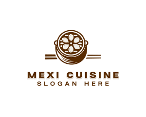 Steamed Bun Soup Cuisine logo design