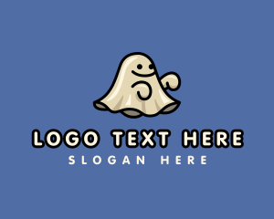Cartoon - Ghost Spooky Cartoon logo design
