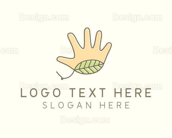 Handmade Hand Palm Logo