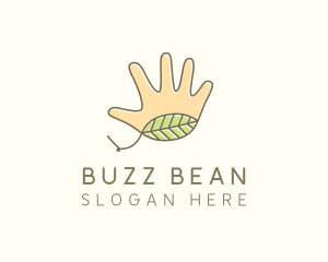 Handmade Hand Palm logo design