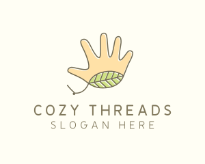 Handmade Hand Palm logo design