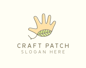 Handmade Hand Palm logo design