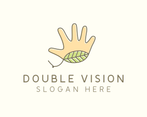 Handmade Hand Palm logo design