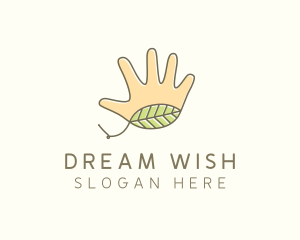 Handmade Hand Palm logo design