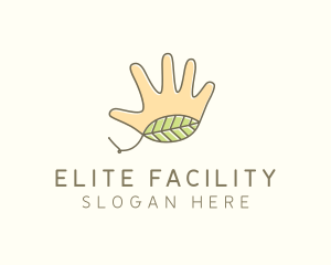 Handmade Hand Palm logo design