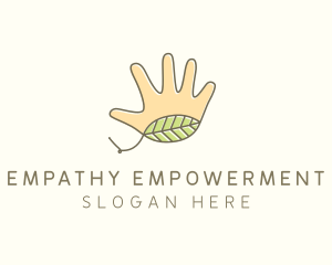 Handmade Hand Palm logo design