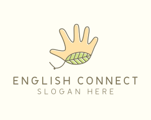 Handmade Hand Palm logo design