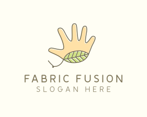 Handmade Hand Palm logo design