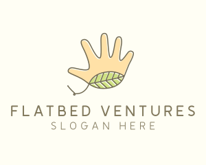 Handmade Hand Palm logo design