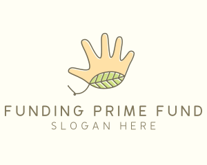 Handmade Hand Palm logo design