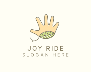 Handmade Hand Palm logo design