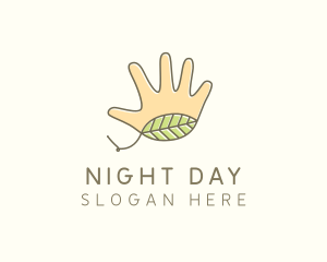 Handmade Hand Palm logo design