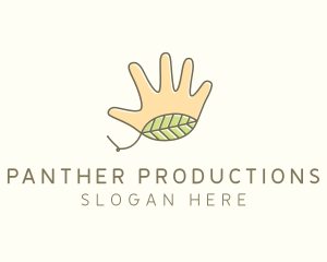 Handmade Hand Palm logo design