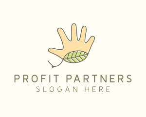 Handmade Hand Palm logo design