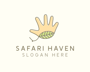 Handmade Hand Palm logo design