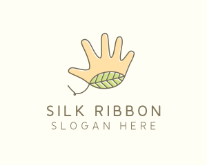 Handmade Hand Palm logo design