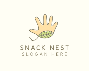 Handmade Hand Palm logo design