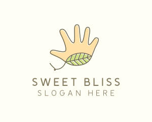 Handmade Hand Palm logo design