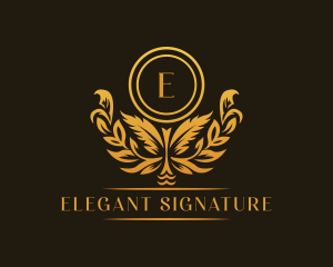 Elegant Flower Boutique logo design