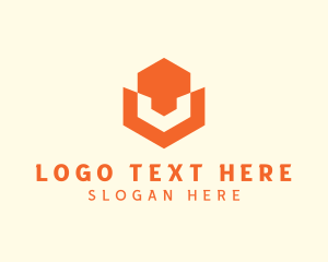 Polygon Geometric Hexagon logo