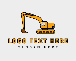 Construction - Heavy Equipment Construction logo design