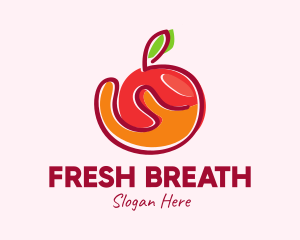 Fresh Organic Apple logo design