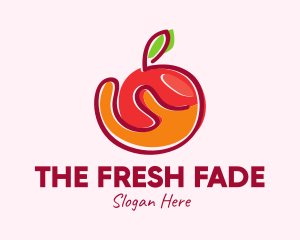 Fresh Organic Apple logo design