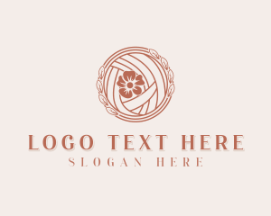 Floral Yarn Embroidery  logo