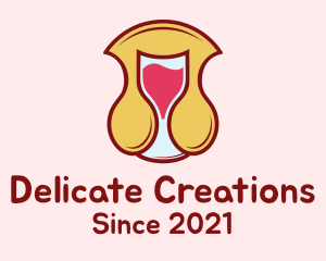 Wine Glass Note logo design