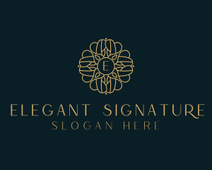 Elegant Flower Garden logo design