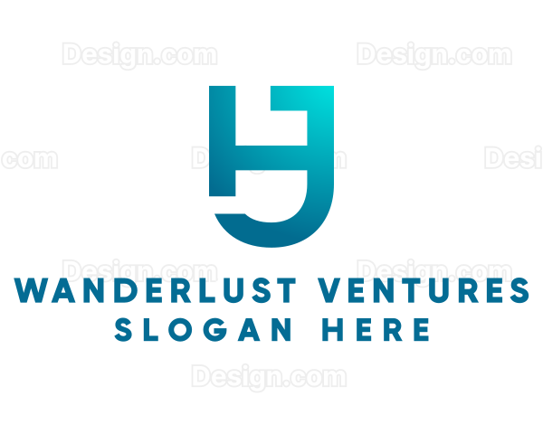Modern Gradient Company Logo