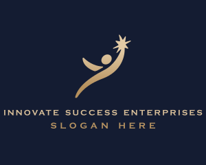 Leadership Star Success logo design