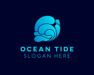 Ocean Water Wave logo