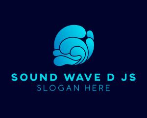 Slime  Water Wave logo design