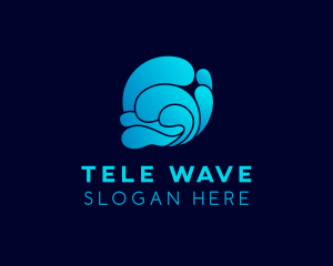 Slime  Water Wave logo design