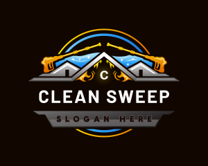 Pressure Wash Cleaning logo design